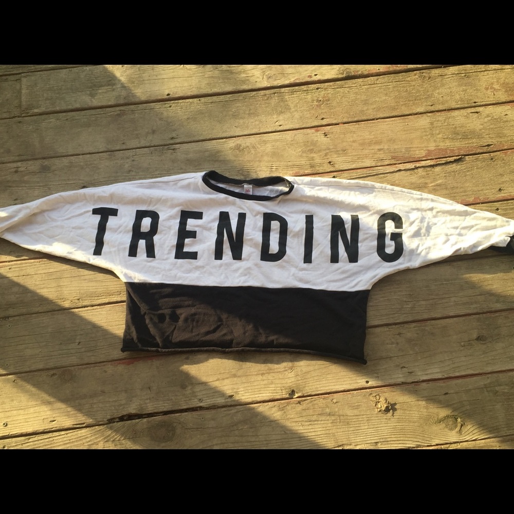 Justice cropped sweatshirt